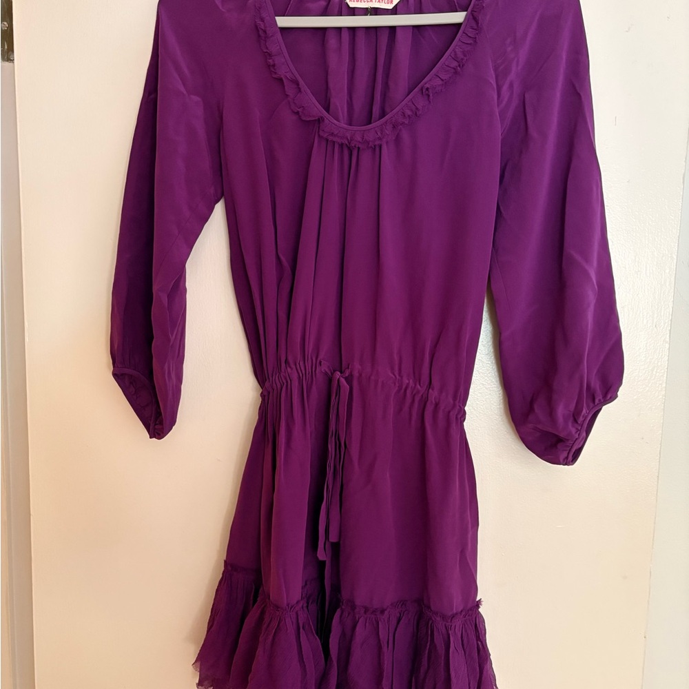 Rebecca Taylor Vibrant Purple Dress